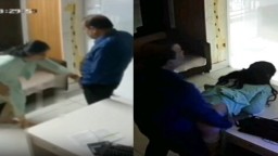 New Fucked by Manager in Office CCTV Cam Recorded